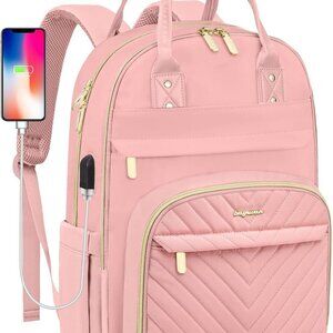 Backpack for Women laptop Bag - Laptop Backpack with USB Charger Travel Business